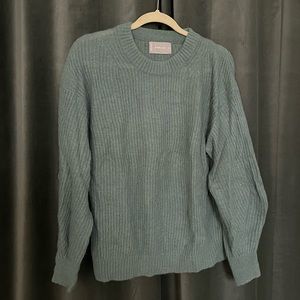 Everlane The Alpaca Crew seafoam size M